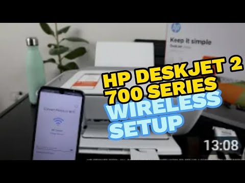 HP DESKJET 2720e ALL IN ONE PRINTER LEARN HOW TO SET UP / CONNECT TO WIFI NETWORK