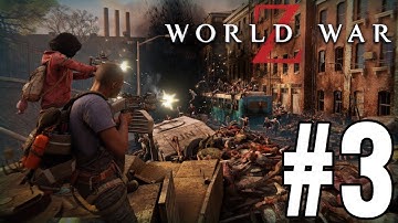 WORLD WAR Z Walkthrough Gameplay Part 3 - ESCAPING NEW YORK (WWZ GAME)