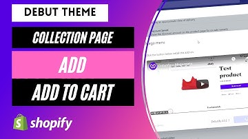 Add Shopify Debut Theme Add to Cart Button  in Collection / Catalog Page | Simple & Easy