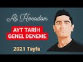 2021 / AYT Genel Deneme - Tarih Branş - Ali Hoca