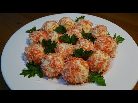 Video: How To Make Crab Cheese Salad With Balls