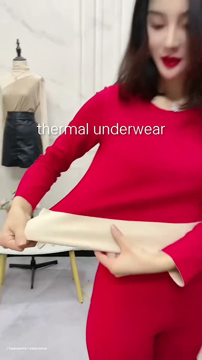 Stay Warm with Thermal Underwear #goodthing #fyp #thermalunderwear