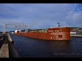 1,325'  from the Bridge, 1004' Mesabi Miner departing Duluth, taking up the Canal! Sept 26, 2021