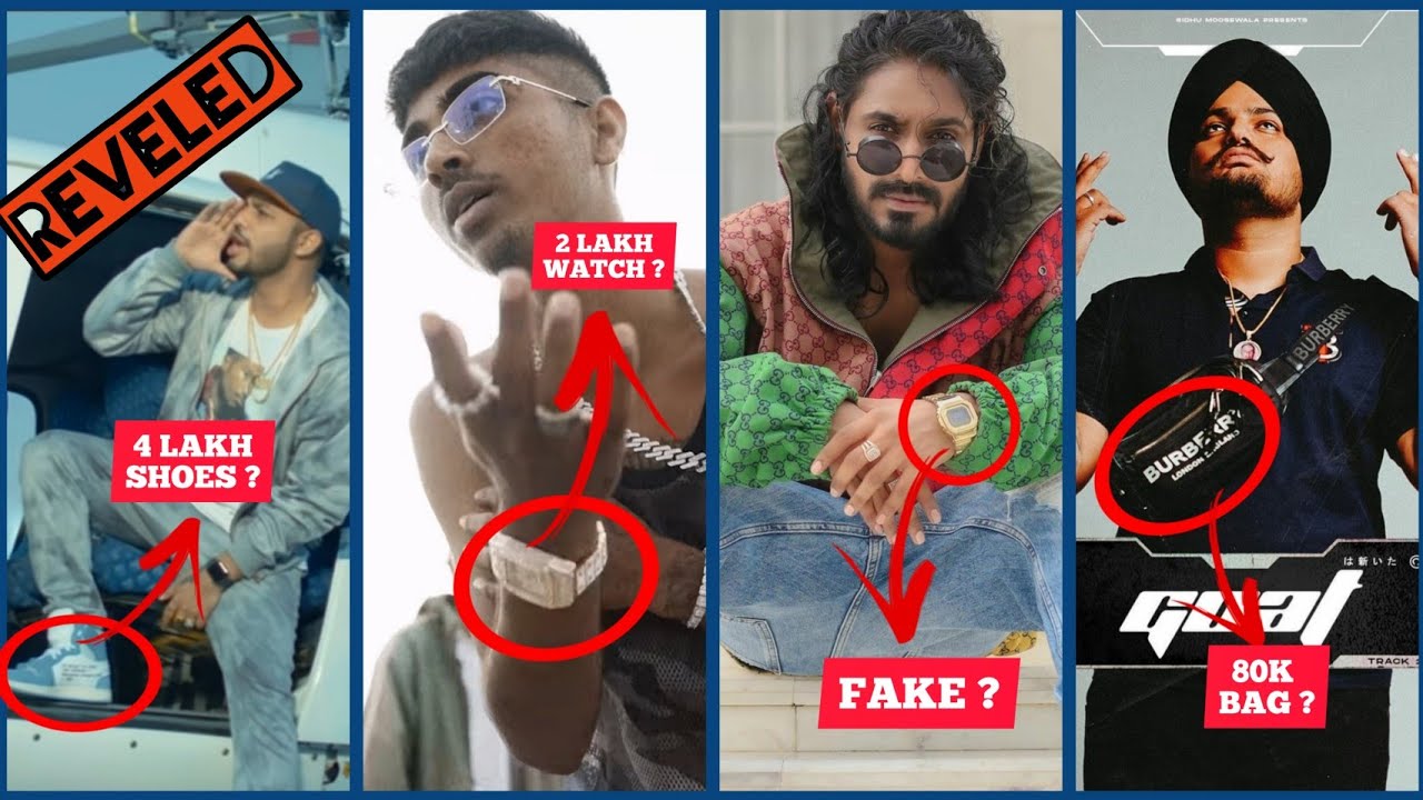 INDIAN RAPPERS CLOTHES / ACCESSORIES PRICE REVEALED $$$ ? SHOCKING ! 