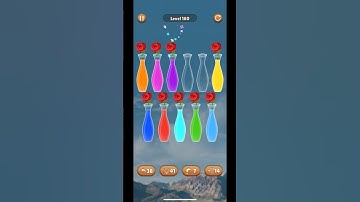 Water Sort Puzzle level 180 short