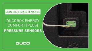 Service & Maintenance - DucoBox Energy Comfort (Plus) - Pressure sensors screenshot 2