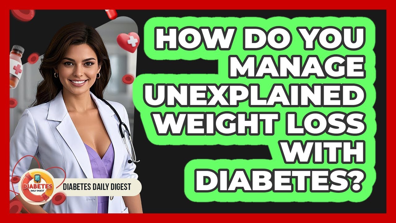 How Do You Manage Unexplained Weight Loss With Diabetes? - Diabetes Daily Digest