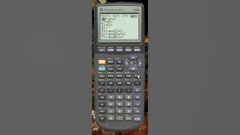 Factorial Notation on TI83