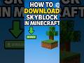 "How to Download Skyblock Mod in Minecraft (Easy Guide!)"