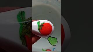Floating Pen Tomato 🍅 Drawing Idea | How To Draw Tomato Drawing Trick #shorts #tomato #floatingpen