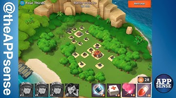 Four Thirds (10) Single Player Island - Boom Beach Walkthrough