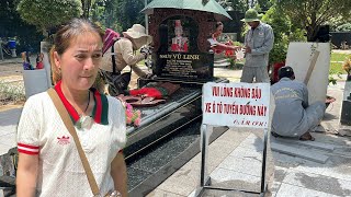 Hồng Loan nhận tin mới tại mộ Cậu 5 Nsut Vũ Linh hoành tráng thêm nhiều chi tiết