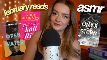 ASMR the 8 books i read in February 💌 monthly reading wrap-up