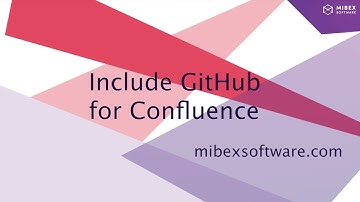 Include GitHub for Confluence