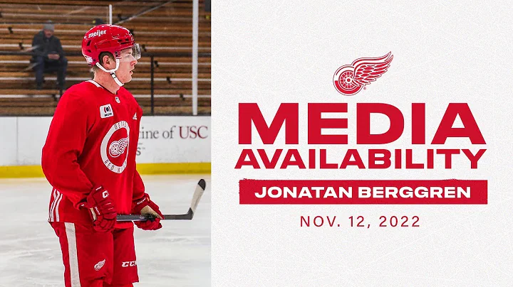 Jonatan Berggren on his NHL debut, tonight's game ...