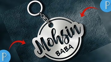 How to Create Key chain Name Text in Pixellab 2020 || by Alee Creation