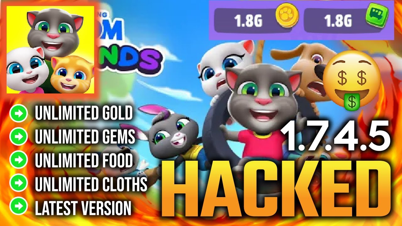 My talking tom friends mod apk