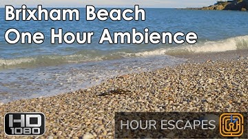 HD Brixham Beach - One Hour Ambient Sound and Video
