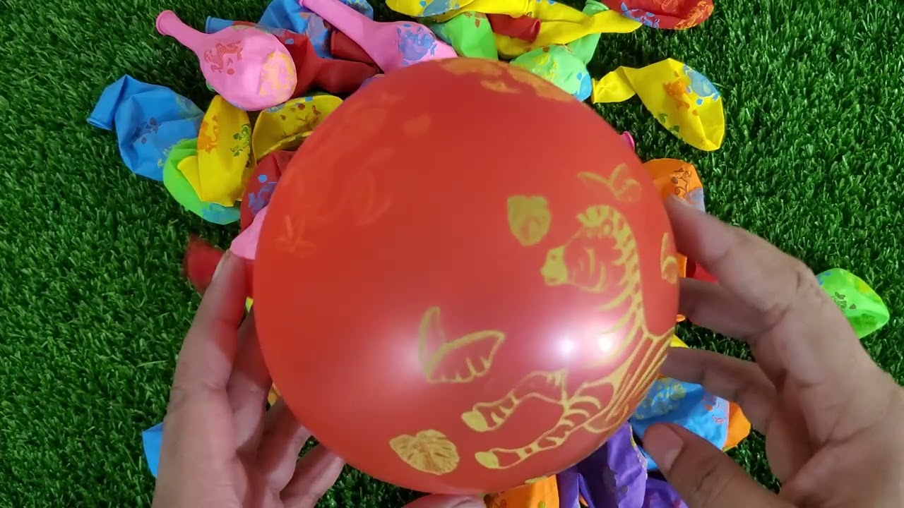 Satisfying Asmr Unboxing Colourful Balloon 