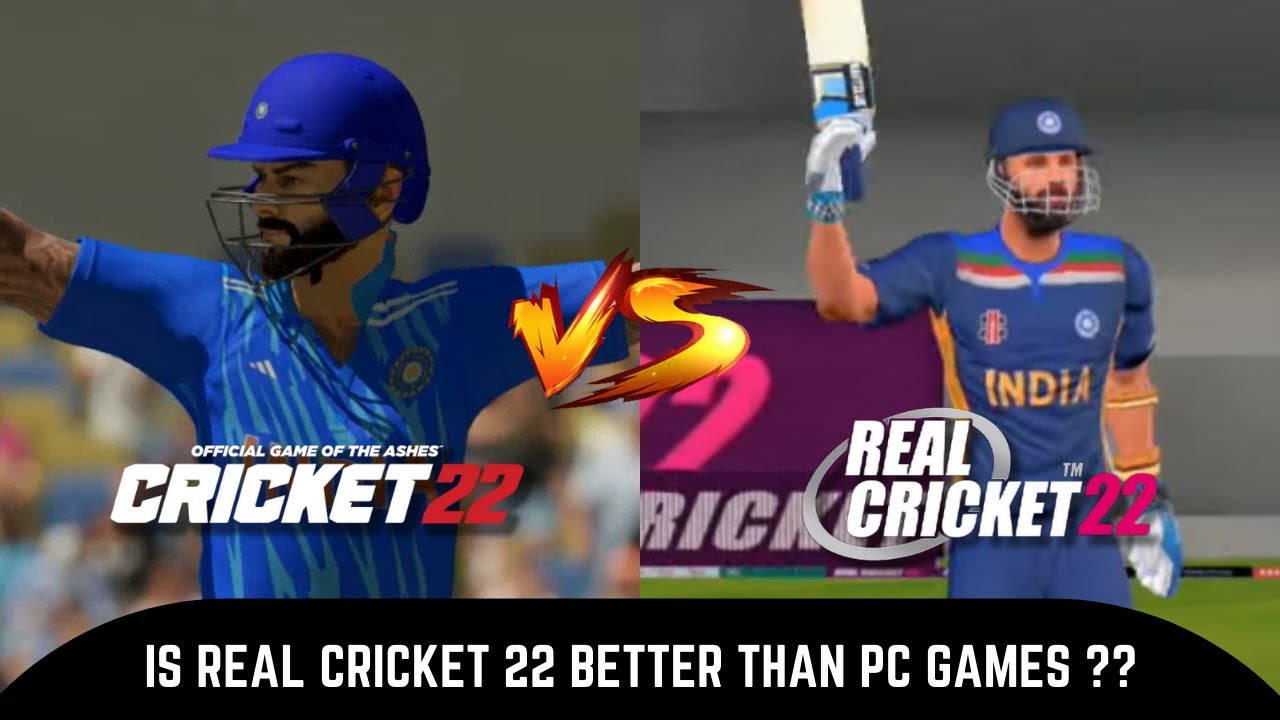 Cricket 22 Vs Real Cricket 22 Comparisons |Cricket 24 Features Comparisons| 