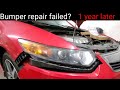 Bumper repair fail? 1 year later