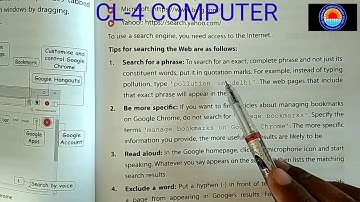 Class-4: Computer: Chapter-5(Part-4):By Manoj Sir