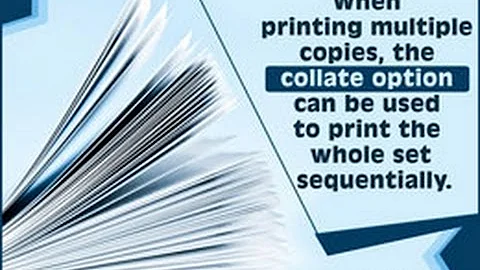 What does collate mean printing?