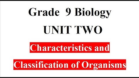 Grade 9 Biology Unit 2 Part 1 / new curriculum / Globe Dock /