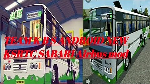 #KSRTC Sabari Air bus For Bussid -TEAM K B S