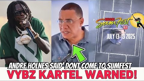VYBZ KARTEL TO BE UNALIVE BY JAMAICA GOVERNMENT ON SUMFEST NIGHT | THIS IS WHY VYBZ KARTEL RUN AWAY