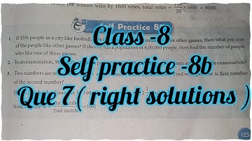 new learning composite mathematics class 8 self practice 8b | Schand maths solutions chapter 8ex 8b