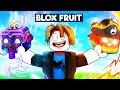 playing Blox fruits with subscribers and awaking my buddha fruit in raid 😘