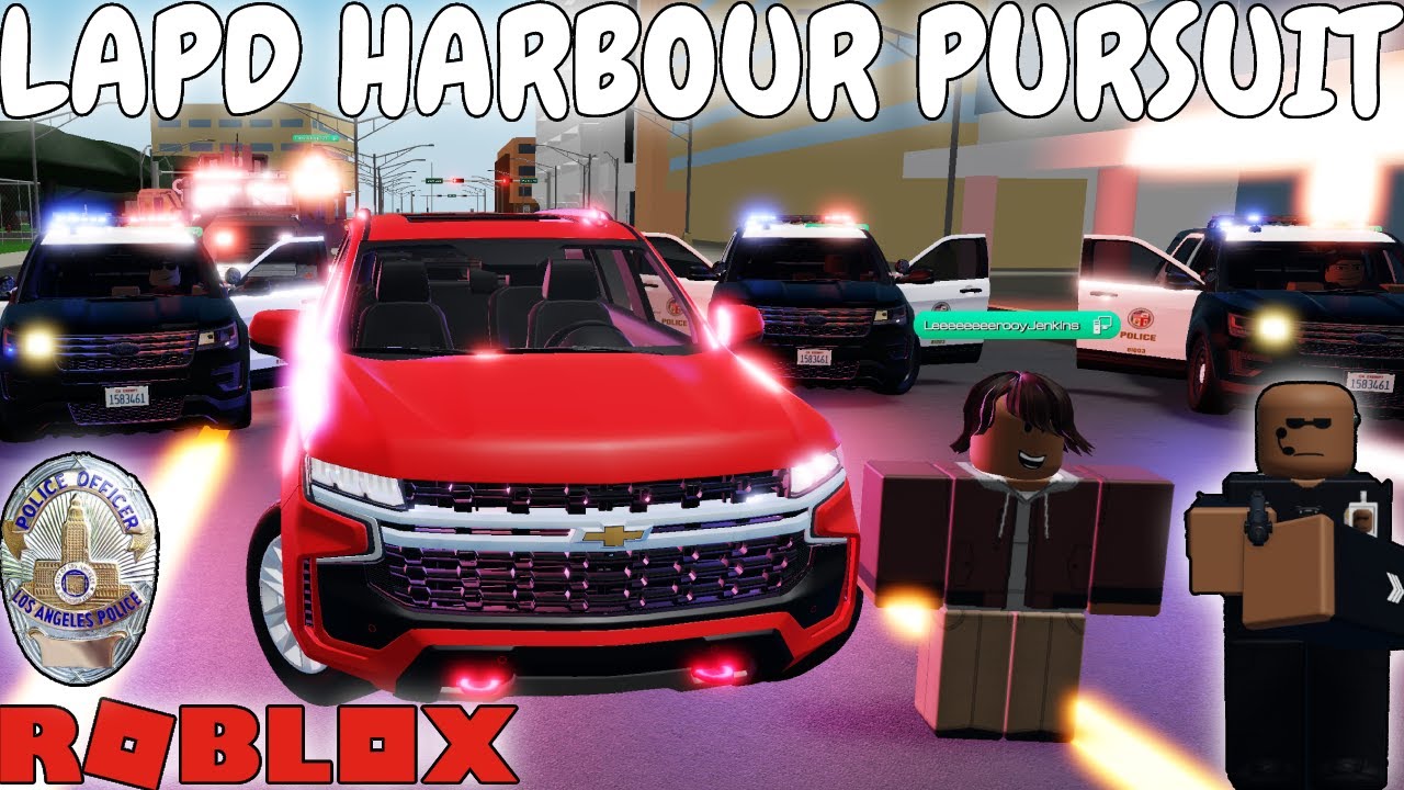 LAPD Port Pursuit Press Release!! Roblox FRCH - YouTube