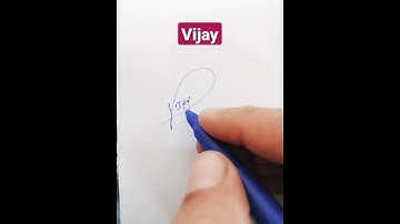 Vijay Name Signature Request done