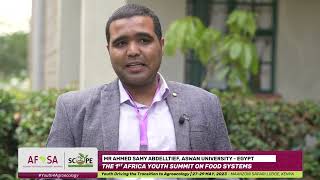 Reflections from Ahmed Samy: The First Africa Youth Summit on Food Systems