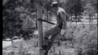 POLE LINE CONSTRUCTION PART İ ERECTING POLES AND ATTACHING CROSSARMS - The Best Documentary Ever