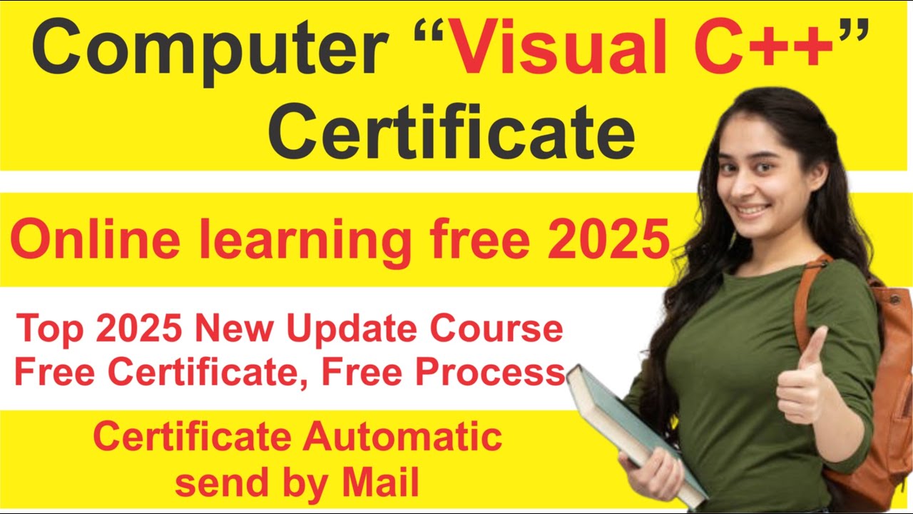Free Computer Certificate 2025 | Visual C++ Online Certificate 2025 ...