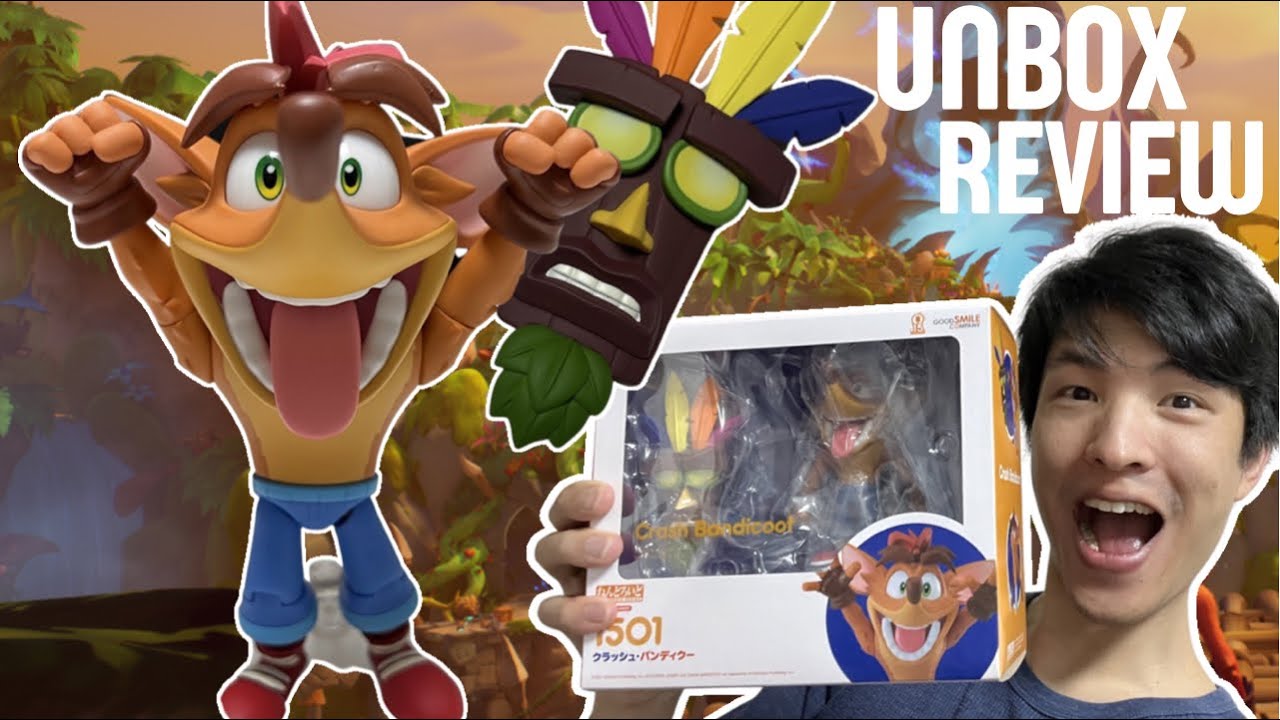 Nostalgia Time! Nendoroid 1501 Crash Bandicoot Unbox Review ねんどろいど クラッシュ  バンディクー 開封 レビュー