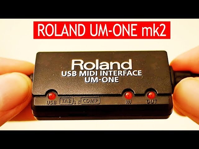 Roland UM-ONE mk2 tested with Roland JV-1010 & GM -