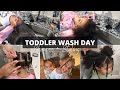 TODDLER CURLY HAIR WASH DAY ROUTINE 2022 | EASY HAIRSTYLE FOR KIDS |How to manage hairstyle for kids