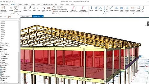 Modeling of Steel Trusses in Protastructure - Steel structure design |Ekidel|