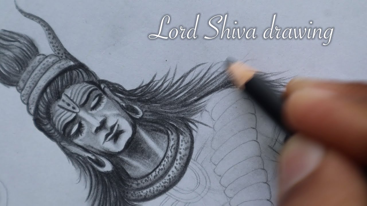 Maha Shivratri Special Drawing|| Mahakal Drawing||Angry lord shiva drawing  with oil pastel very Easy - YouTube