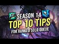 Season 14 ultimate ranked climbing guide  broken by concept episode 182  league of legends podcast