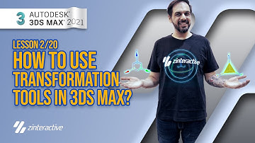 How to use transformation tools in 3DS Max? | Lesson 2