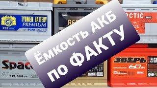 Реальный тест отечественных автомобильных аккумуляторов 2021 ! Фактическая ёмкость !