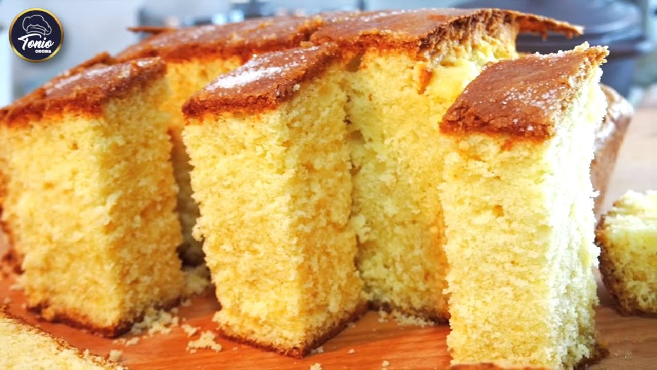 El mejor Bizcocho del mundo | Bica de Nata | Receta tradicional