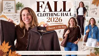 Fall Clothing Haul 2026 🍂 What I Bought for NYC | Amazon + Old Navy