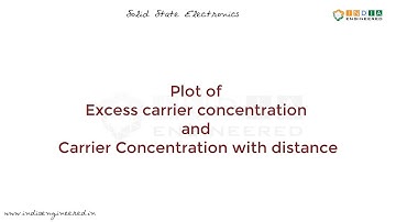 Solid State Electronics | Steady Sate Excess Carrier Generation | Diffusion Length
