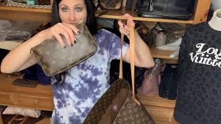 LOUIS VUITTON CABAS MEZZO  WHAT'S IN MY BAG 