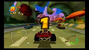 Winning On Every Track On Hard Mode Without Clashing - Crash Tag Team Racing